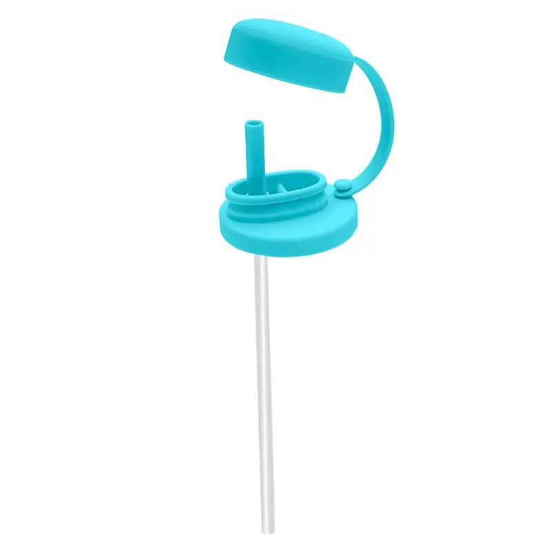 Dishwasher Safe Silicone Can Lid with Straw Spill Resistant Secures Closures Reusable Cover with Straw Beer Beverage Container