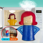 Angry Mama Microwave Cleaner - Effortlessly Eliminate Grease and Odors for a Sparkling Clean Kitchen!