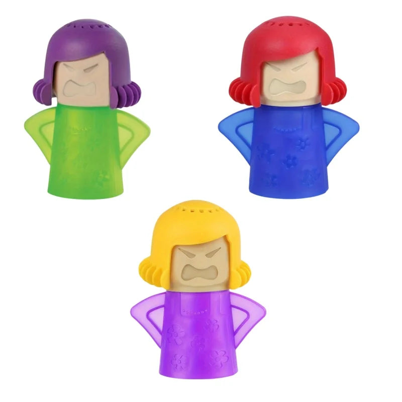 Angry Mama Microwave Cleaner - Effortlessly Eliminate Grease and Odors for a Sparkling Clean Kitchen!