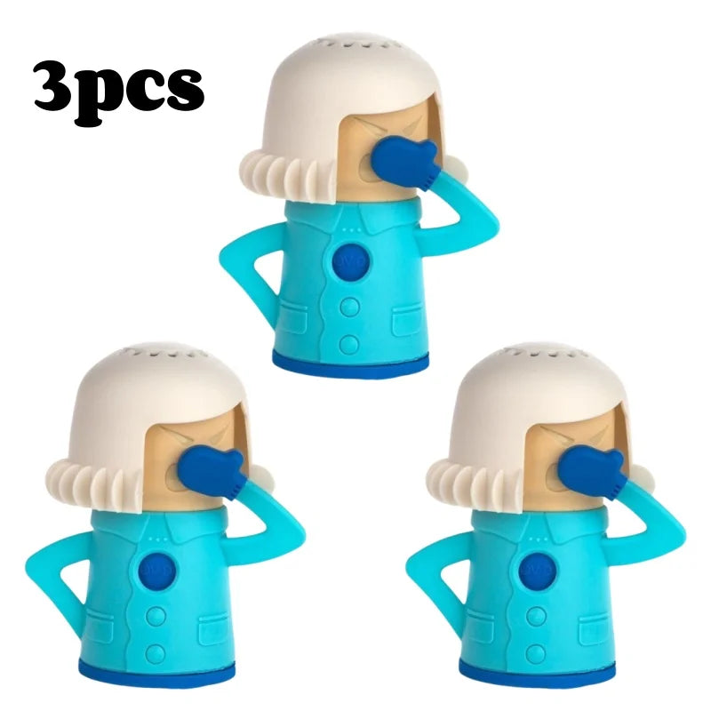 Angry Mama Microwave Cleaner - Effortlessly Eliminate Grease and Odors for a Sparkling Clean Kitchen!
